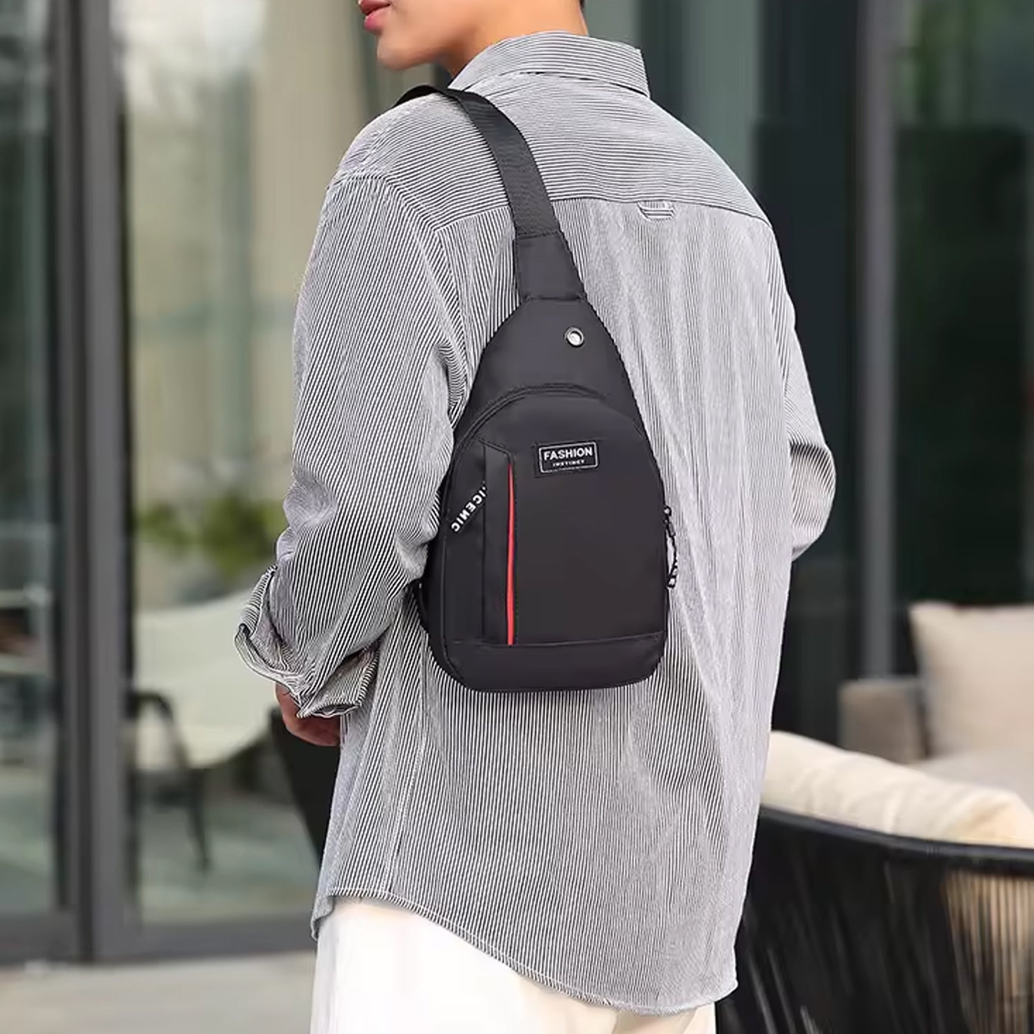 Waterproof Waist Bag- Anti -Theft Cross-Body Pack | DeoDap
