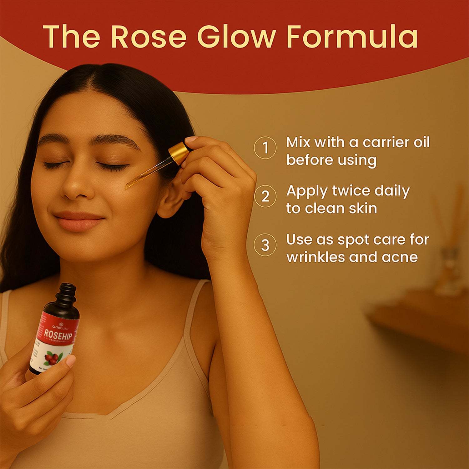 Eyelet Rosehip Essential Pure & Natural Skin Care Oil (30ml)