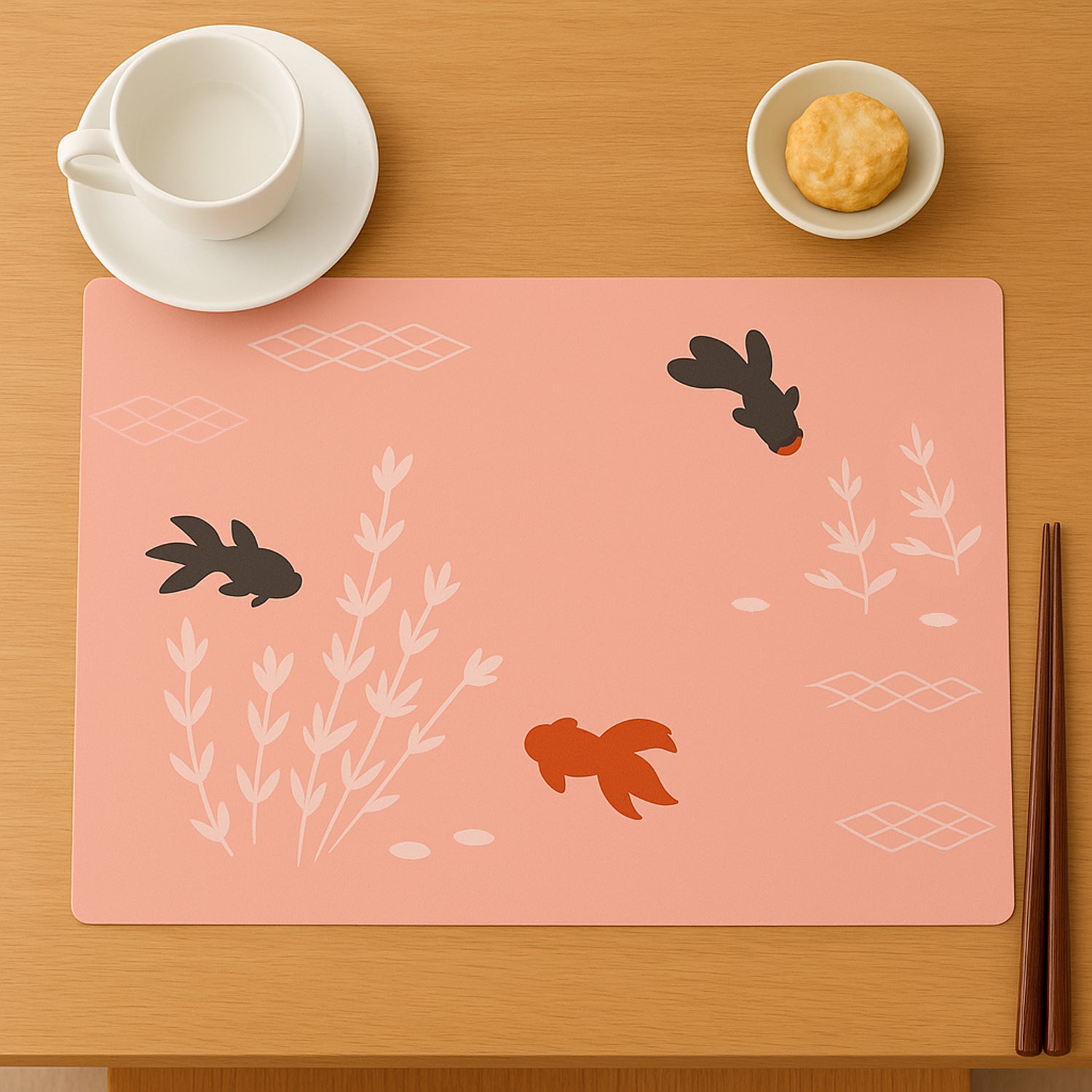 Decorative Dining Table Placemats with Elegant Design (4 Pc / 45x35 Cm
