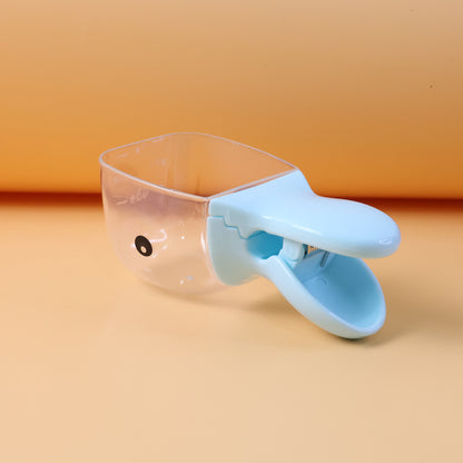 2-in-1 Pet Food Scoop with Bag Clip