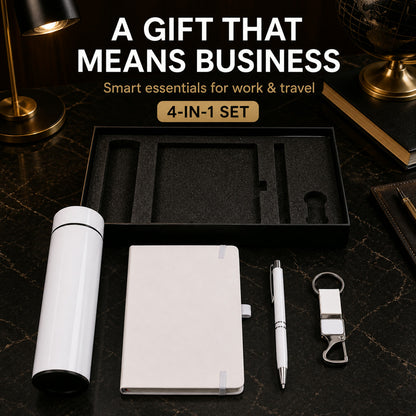 Corporate Gift Set – Elegant 4-in-1 Office Essentials Kit