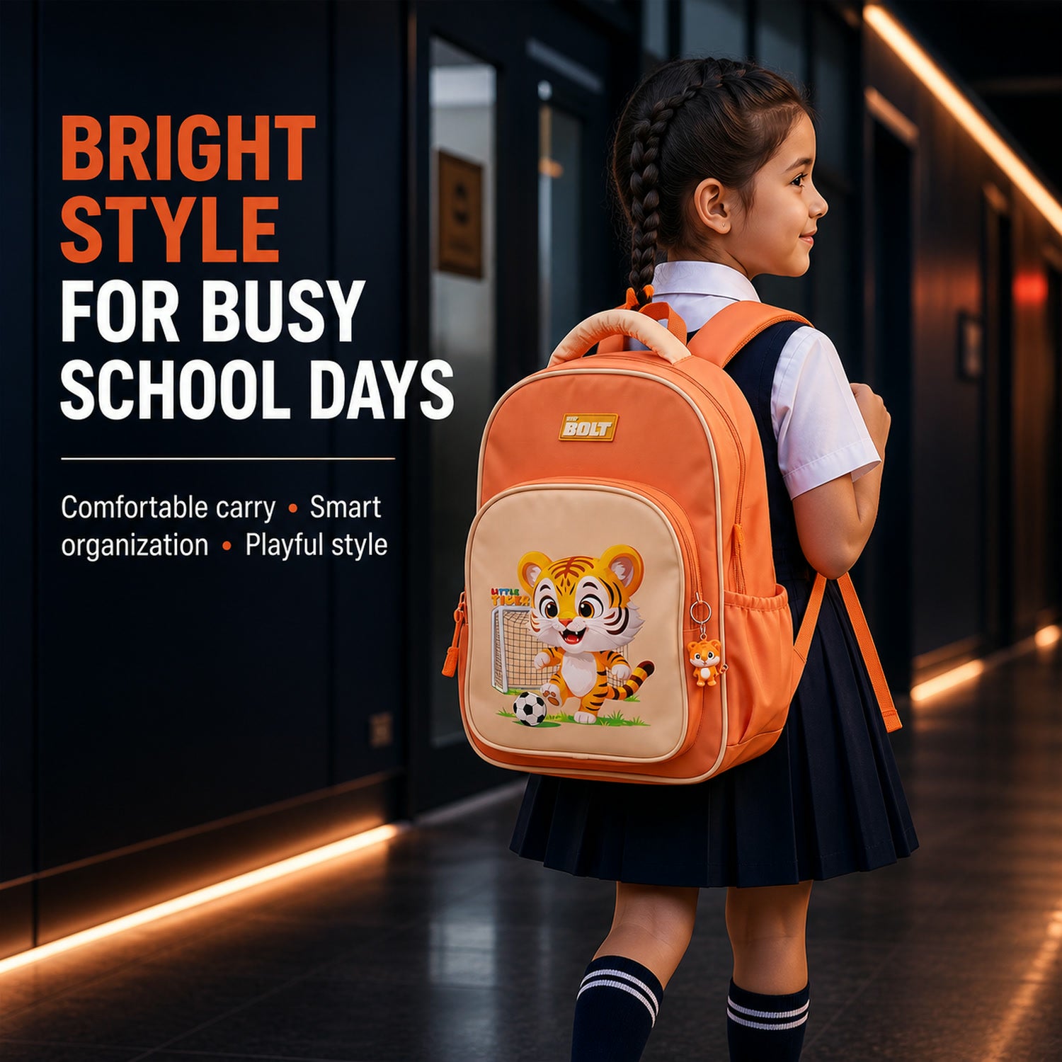 Cute Cartoon School Backpack – Lightweight & Spacious for Kids