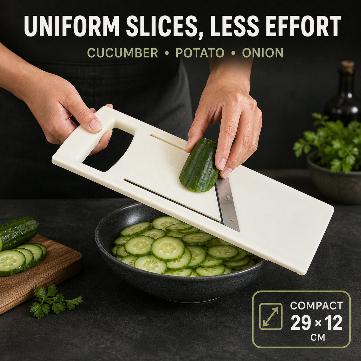 Adjustable Vegetable Slicer – Effortless Slicing | Quickslice