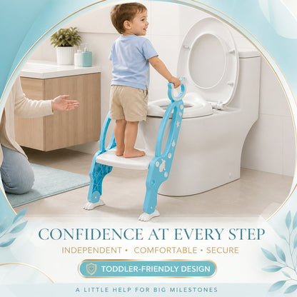 Potty Training Seat – Step Stool Ladder for Toddlers | Bub Barrier