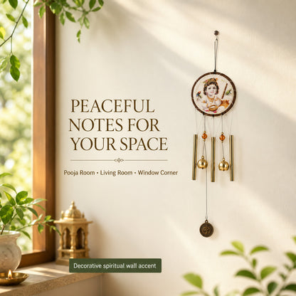 Krishna Dream Catcher Wind Chime – Spiritual Melody Decor