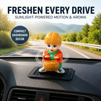 Solar Car Air Freshener – Drummer Design Aromatherapy | Velvet Wheels