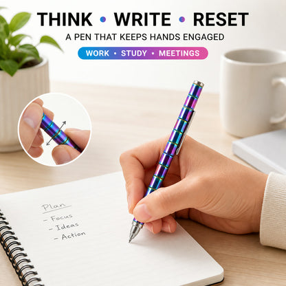 Magnetic Pen – Fidget Spinner & Stress Relief Metal Pen | InkGlow
