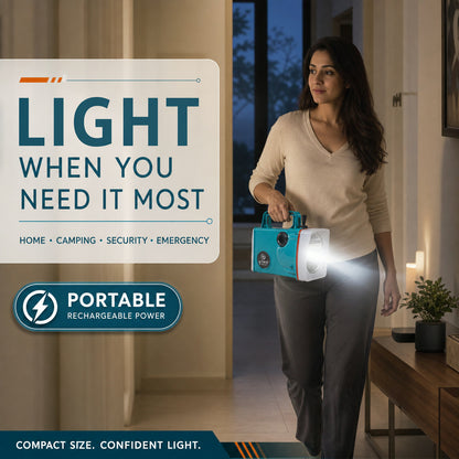 Rechargeable LED Torch – Long-Range, High Brightness & Portable