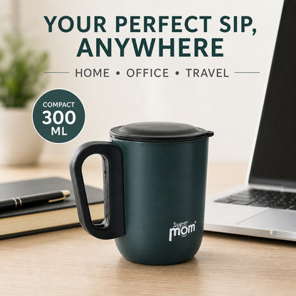Stainless Steel Insulated Mug – Durable & Spill-Resistant 300ml