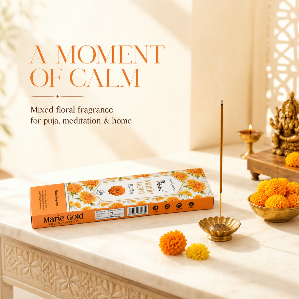 Agarbatti Sticks – Mixed Floral Fragrance, 90 GM | DeoDap