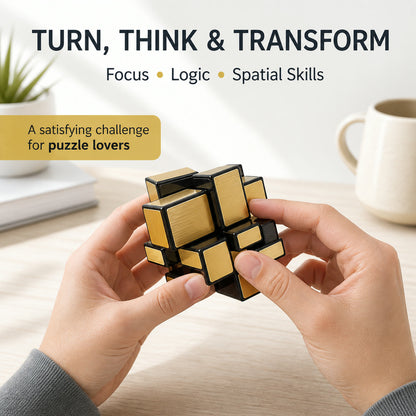 Magic Puzzle Cube – Premium Brain Teaser for Skill Development