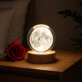 3D Crystal Ball Lamp – Enchanting Night Light | Styleva