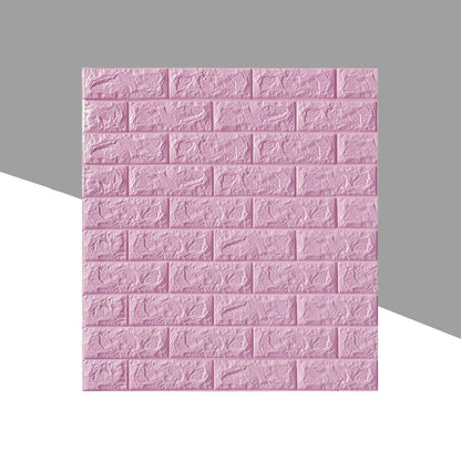 Wallpaper 3D Foam Wallpaper Sticker Panels (70 x 76 Cm / 1 Pc)