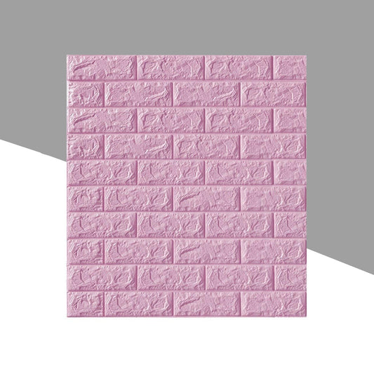 Wallpaper 3D Foam Wallpaper Sticker Panels (70 x 76 Cm / 1 Pc)