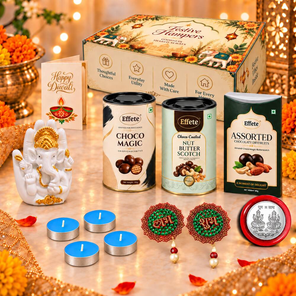 Ganesha Idol and Chocolate Set