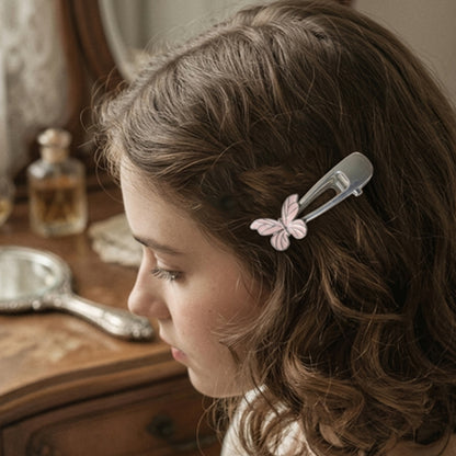 Butterfly Design Metal Hair Clip (1 Pc)