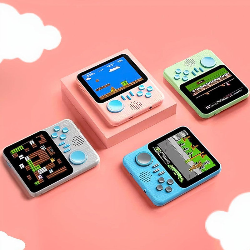 Sameo GameGear Retro Handheld Console with 666 Built-in Games – Wide-Screen Portable Gaming Device with TV Output and USB Rechargeable Battery