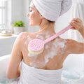 Back Scrubber – Long Handle & Soft Bristles | Velvet Wipe