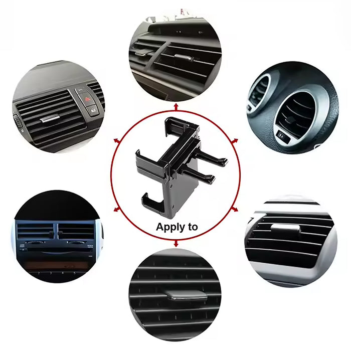 12857 Smartphone Car Phone Holder Car Air Conditioning Vent Phone Holder, Holder Stand for Mobile Phone Cellphone GPS, Dashboard Bracket for Car (1 Pc)