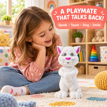 Interactive Mimicking Cat Toy that Repeats What You Say (1 Pc)