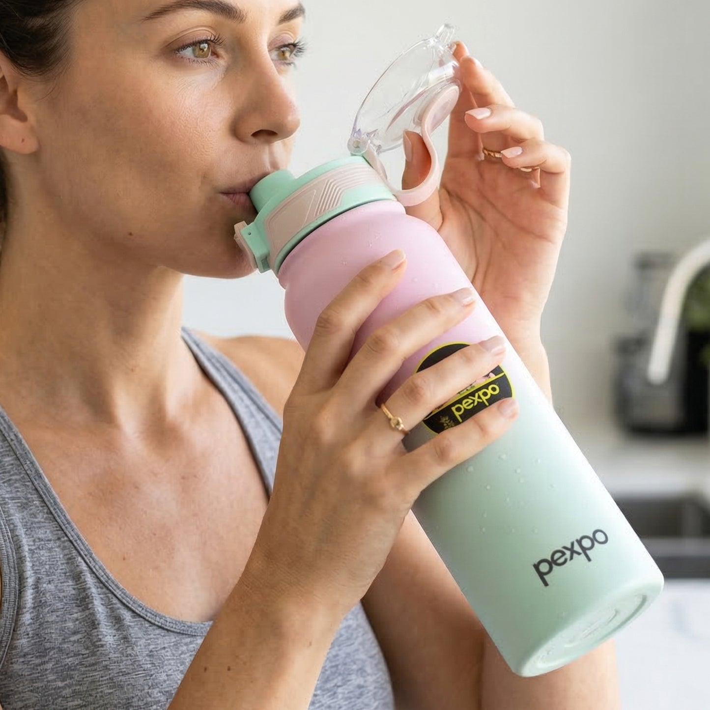 Pexpo Amaze Hot & Cold Insulated Stainless Steel Water Bottle - 1000 ML