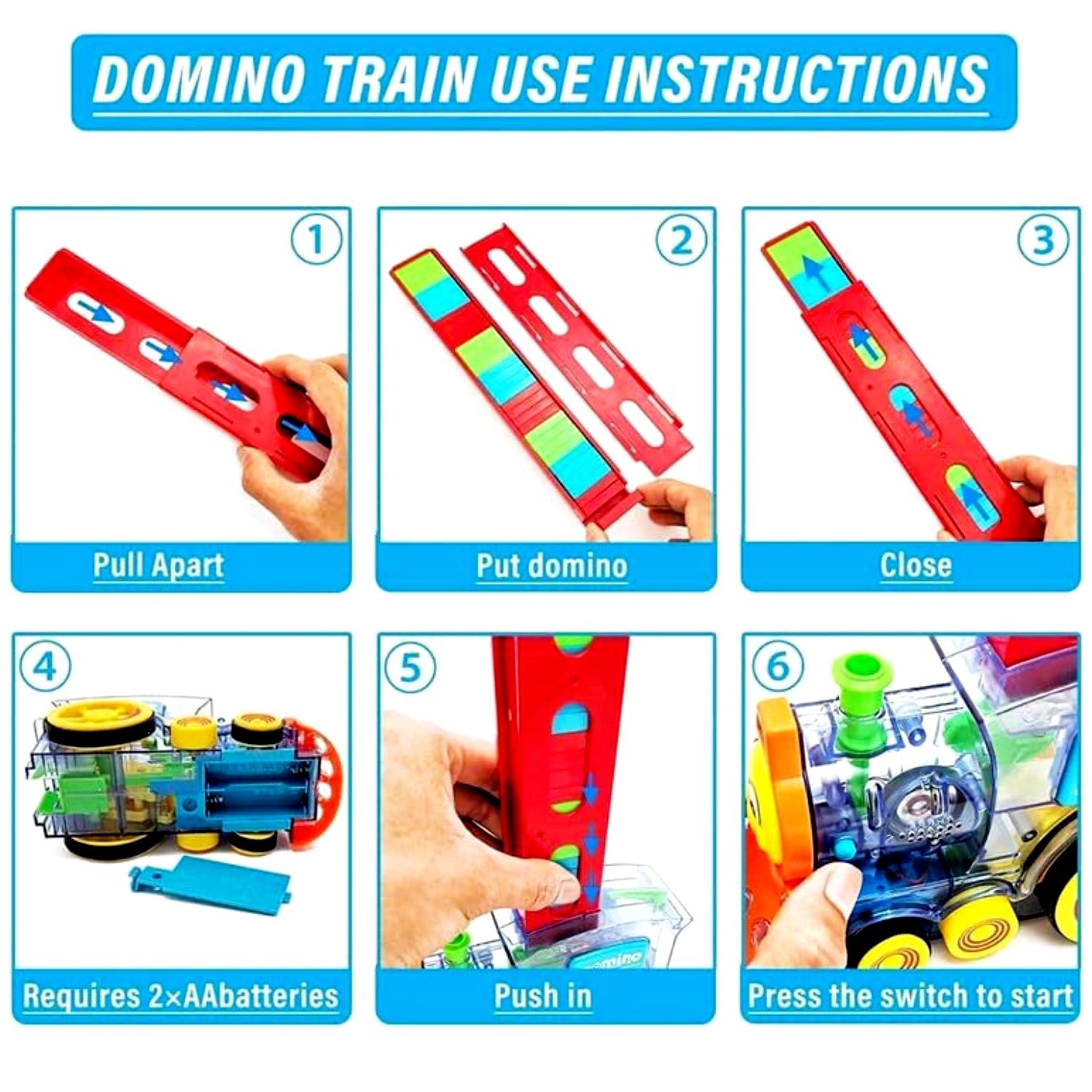 Buy Funny Train Engine with Blocks Set - 60 Pieces | DeoDap
