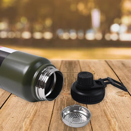 Customize Stainless Steel Double Wall Vacuum-Insulated Drink Water Bottle (1000 ML / Mix Color)