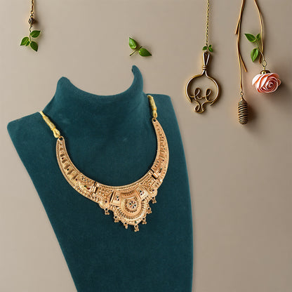 Luxurious Gold-Plated Necklace Set