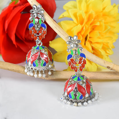 Stunning Long Jhumka Earrings with Intricate Design and Modern Elegance