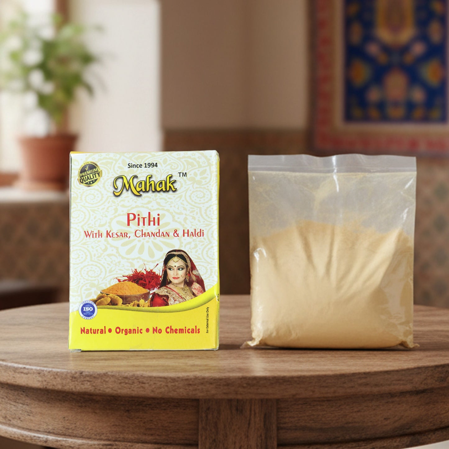 Traditional Face and Body Mahak Pithi – 40 gm