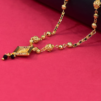 gold plated daily use mangalsutra