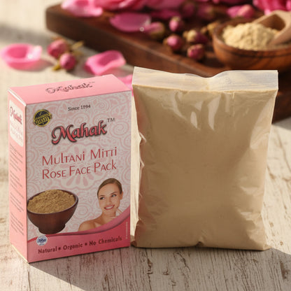 Herbal Multani Mitti & Rose Based Face Pack – 80 gm