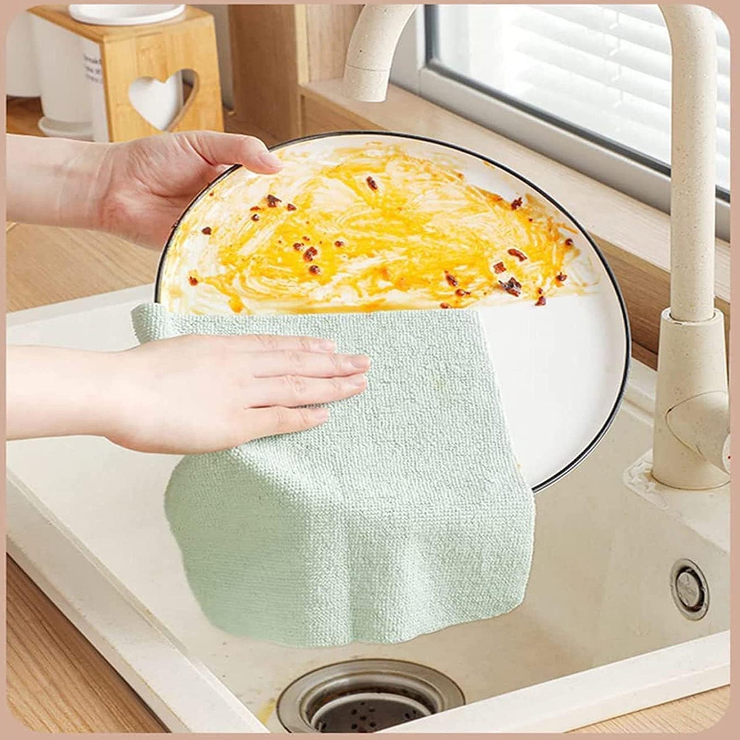 Thickened Magic Wipe Home Kitchen Car Multi-Functional Cleaning Rag (20 Pc)