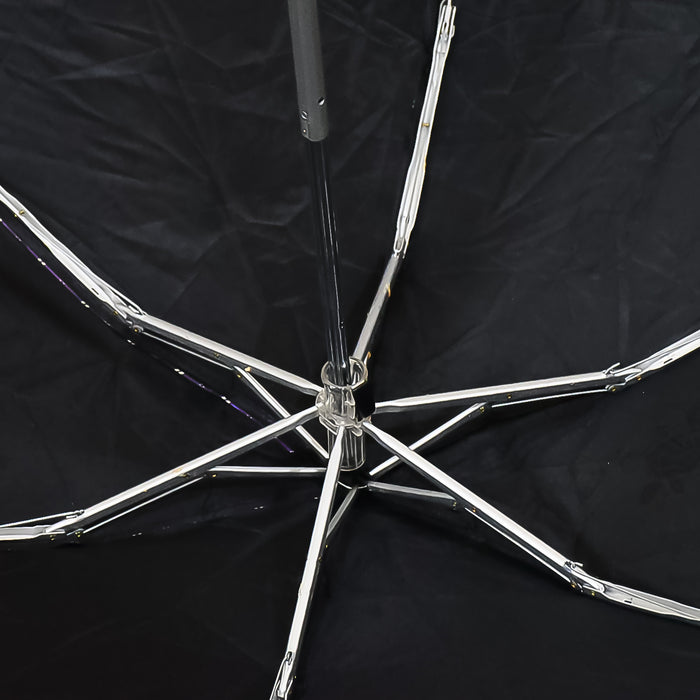 3-Fold & 5 Floor Sun Protective Solid Foldable Umbrella (1 Pc)