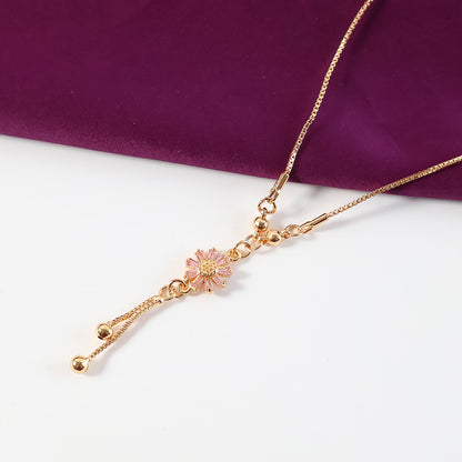 Elegant Starburst Pendant Necklace for Women