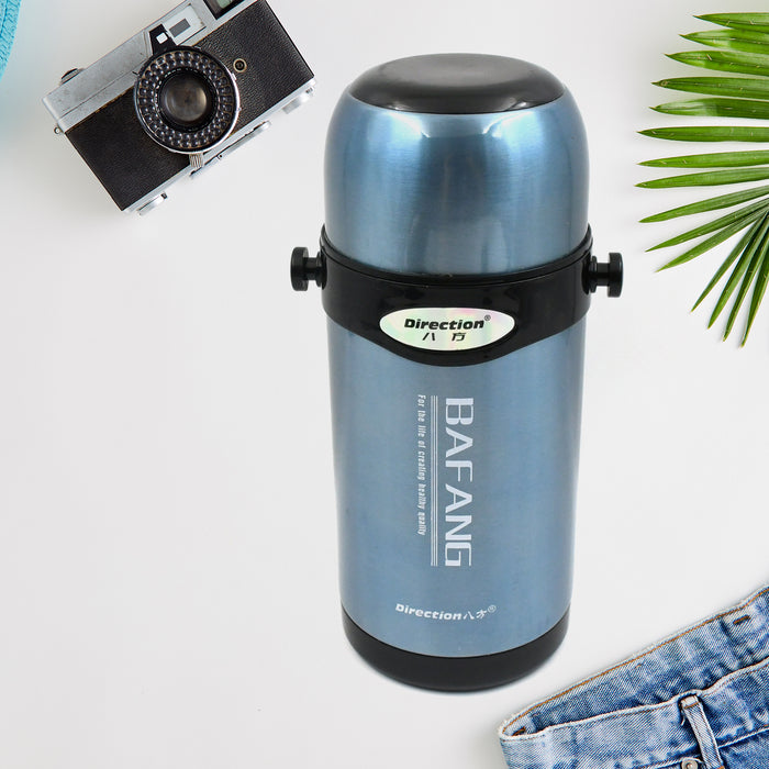 WATER BOTTLE FOR OFFICE, THERMAL FLASK, STAINLESS STEEL WATER BOTTLES, FRIDGE WATER BOTTLE, HOT & COLD DRINKS, BPA FREE, LEAKPROOF, PORTABLE FOR OFFICE / GYM / SCHOOL (450 ML)