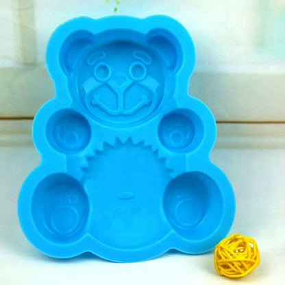 Set of 4 Silicone Animal Moulds for Cake, Chocolate, Soap & Candle Making, Diwali