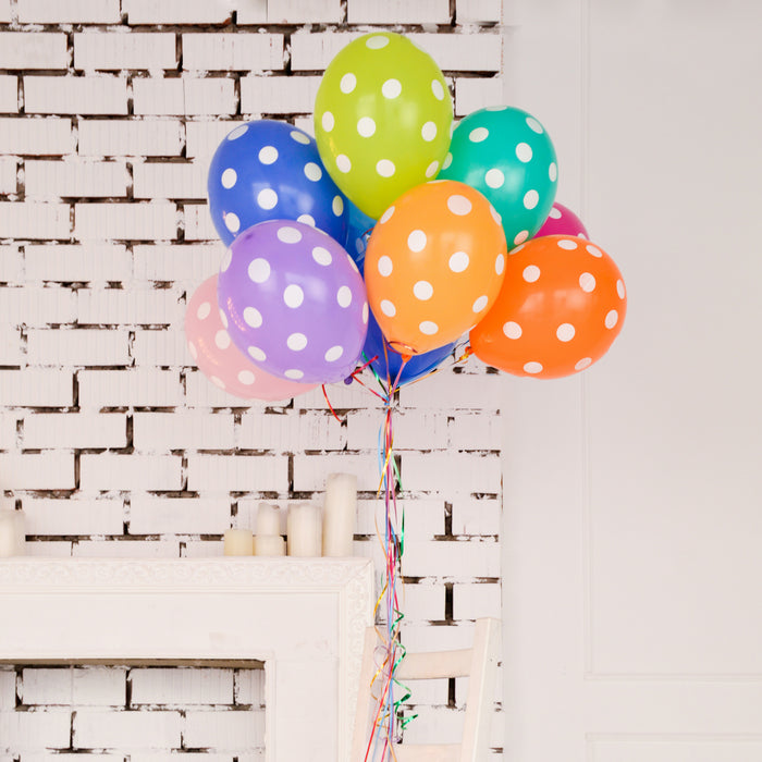 8899 Colorful Balloons Kinds of Latex Balloons for Birthday / Anniversary / Valentine's / Wedding / Engagement Party Decoration Birthday Decoration Items for Kids Multicolor (20 Pcs Set)