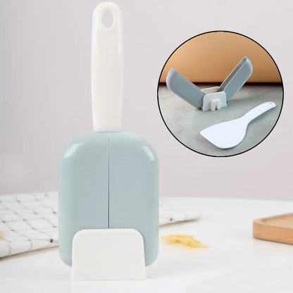 Automatic Open & Close Kitchen Rice Spoon Holder with Dust Cover