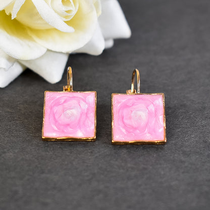 Geometric Square Earrings – A Statement of Chic