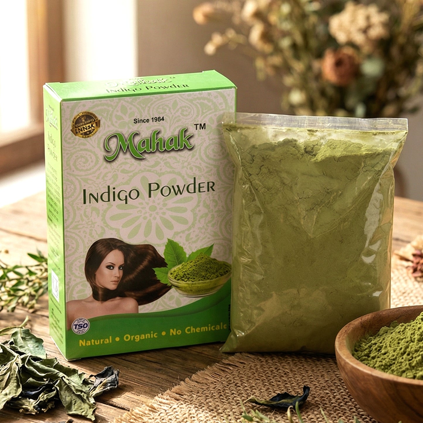 Natural Indigo Powder for Traditional Hair Care – 80 gm