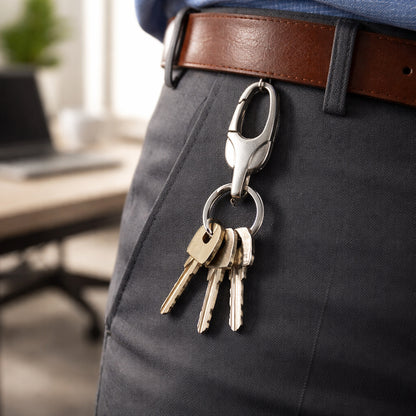 metal keychain holder clip