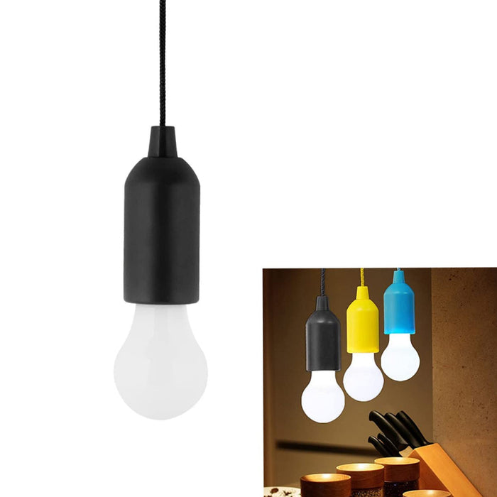 1pcs LED Bulbs Pull Cord Light LED Pull Cord Light Hanging LED Bulb Pull Wire Drawstring Light Bulb Black LED Pendant Lights