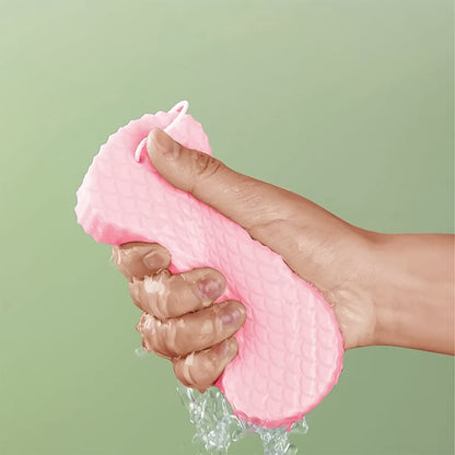 Ultra Soft Exfoliating Sponge | Dead Skin Remover Sponge For Body | Face Scrubber for Women and Men