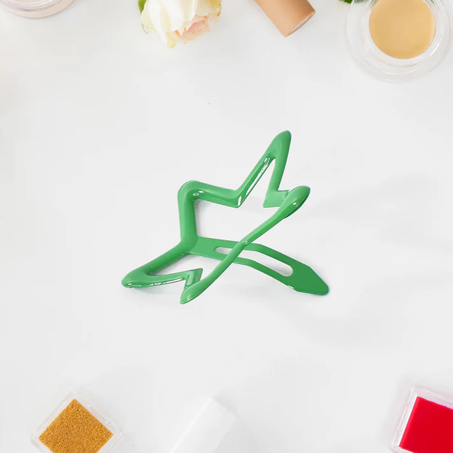 Star-Shaped Hair Clips for Girls - (2 Pc)