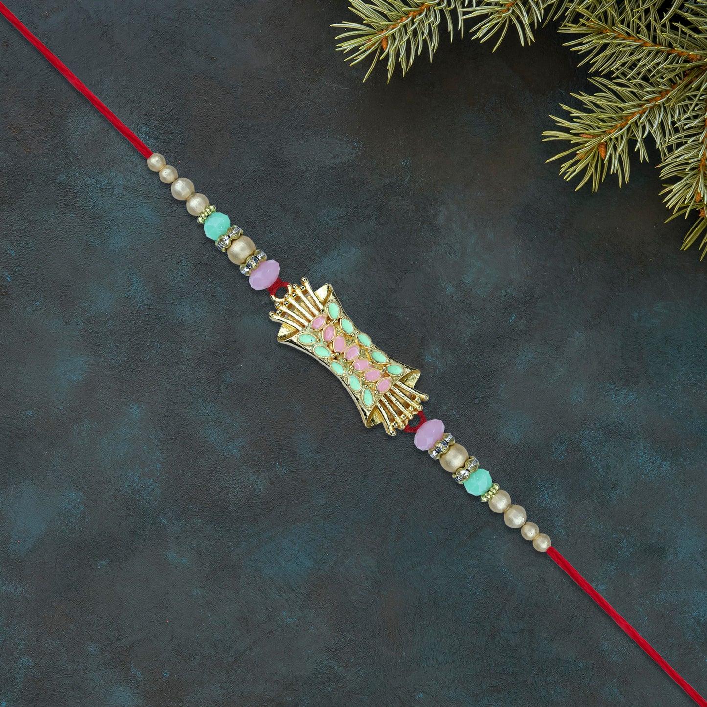 Mint & Pink Rakhi