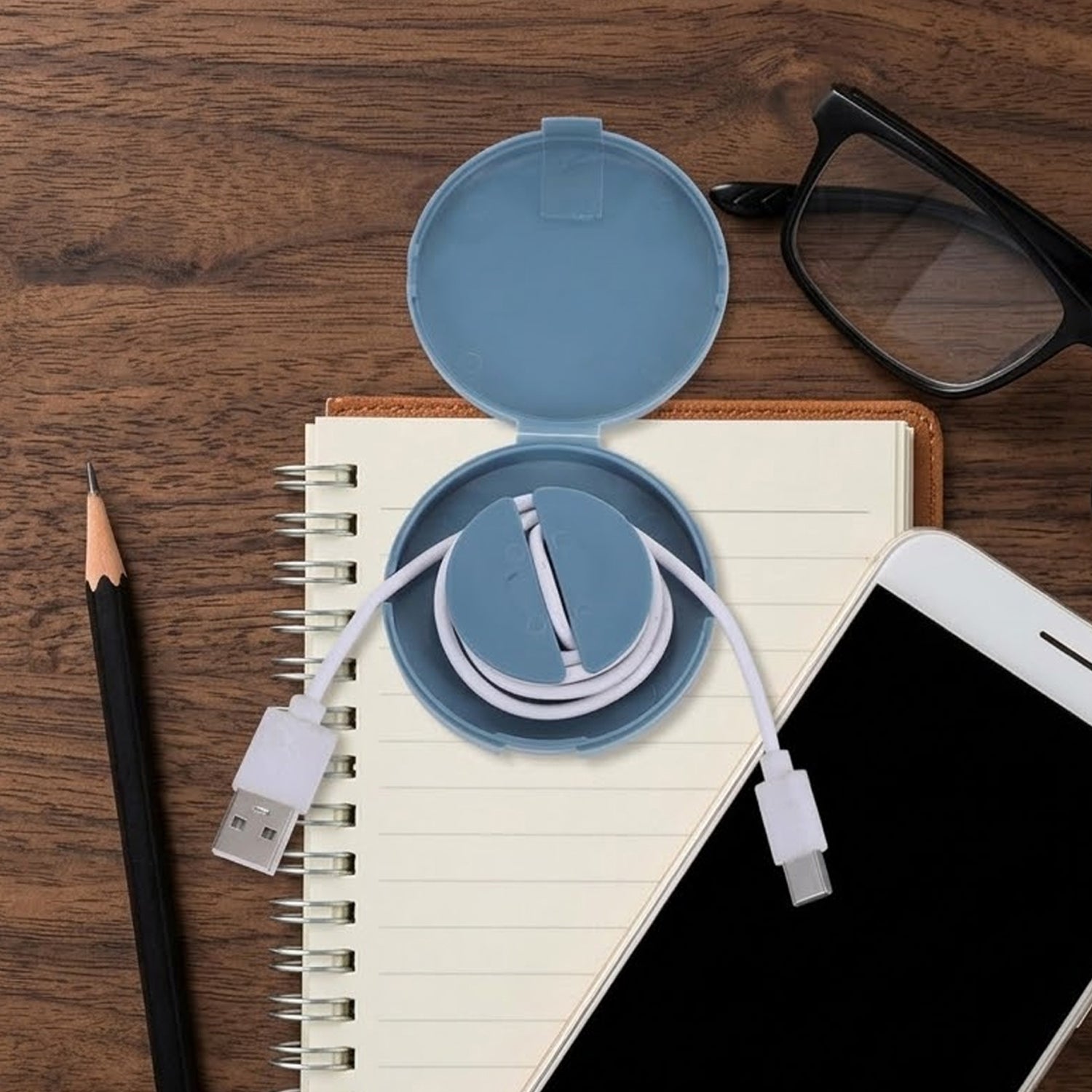 charger cable organizer case