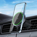Magnetic Car Charger – Wireless Phone Mount with RGB Lights | Phonixio