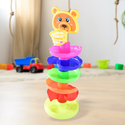 5 Layer Ball Drop and Roll Swirling Tower Educational Toy (1 Pc)