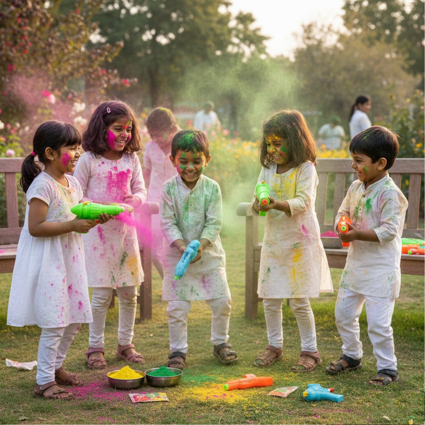 Lightweight plastic water blaster